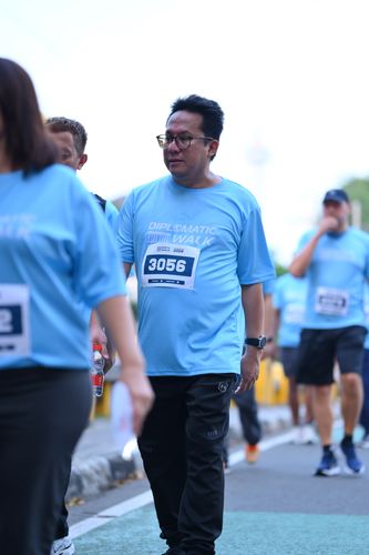 Race photo from KEMLU RUN 2025