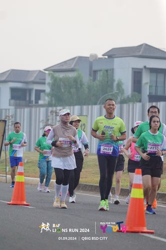 Race photo from BAF LIONS RUN 2024