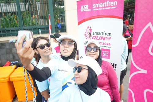Race photo from Smartfren Run 2024 Vibes