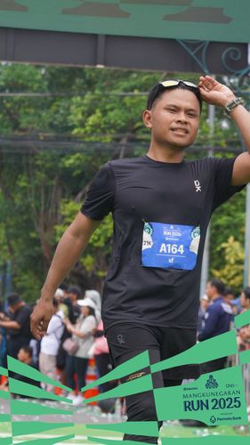 Race photo from Mangkunegaran Run 2025