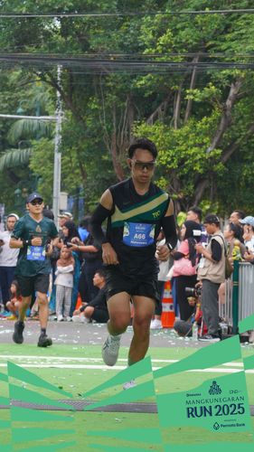 Race photo from Mangkunegaran Run 2025