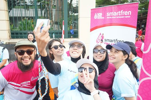 Race photo from Smartfren Run 2024 Vibes