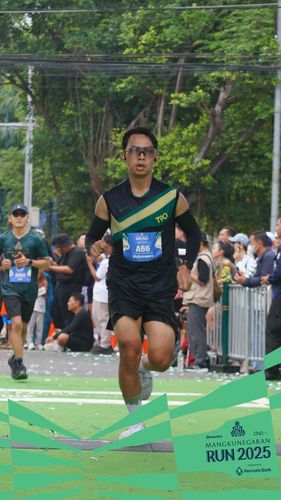 Race photo from Mangkunegaran Run 2025