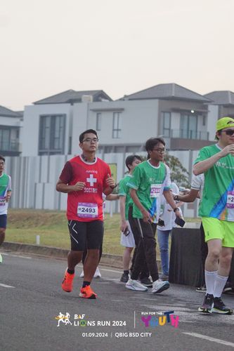Race photo from BAF LIONS RUN 2024