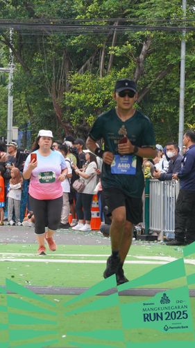 Race photo from Mangkunegaran Run 2025
