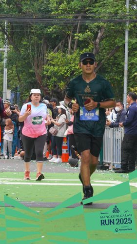 Race photo from Mangkunegaran Run 2025