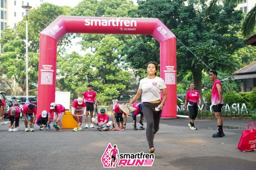 Race photo from Shakeout Run - Smartfren Run