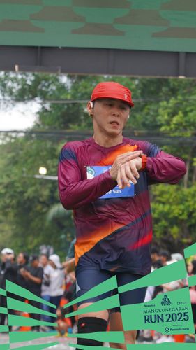 Race photo from Mangkunegaran Run 2025