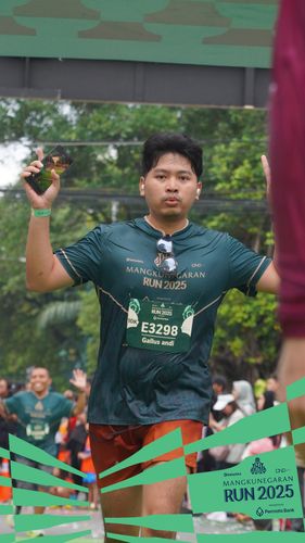 Race photo from Mangkunegaran Run 2025