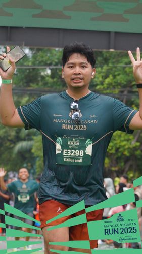 Race photo from Mangkunegaran Run 2025