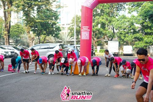 Race photo from Shakeout Run - Smartfren Run