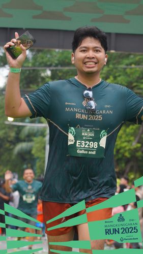 Race photo from Mangkunegaran Run 2025
