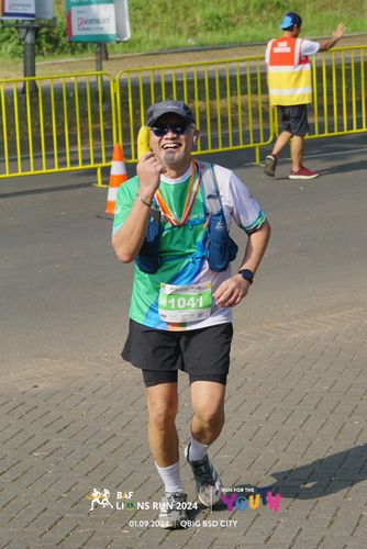 Race photo from BAF LIONS RUN 2024