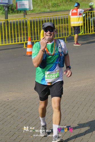 Race photo from BAF LIONS RUN 2024