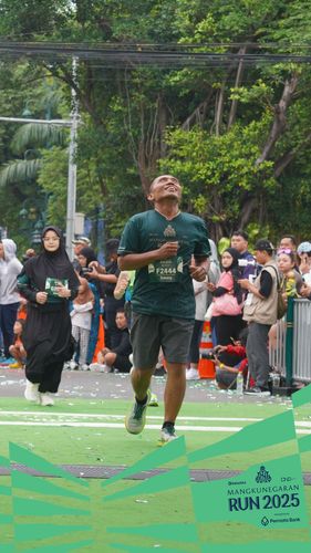 Race photo from Mangkunegaran Run 2025