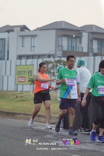 Race photo from BAF LIONS RUN 2024