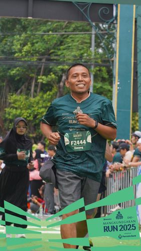Race photo from Mangkunegaran Run 2025