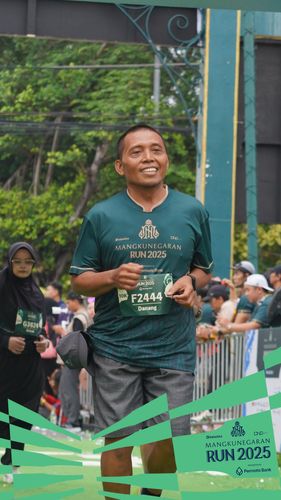Race photo from Mangkunegaran Run 2025