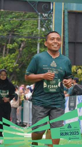 Race photo from Mangkunegaran Run 2025