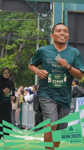 Race photo from Mangkunegaran Run 2025