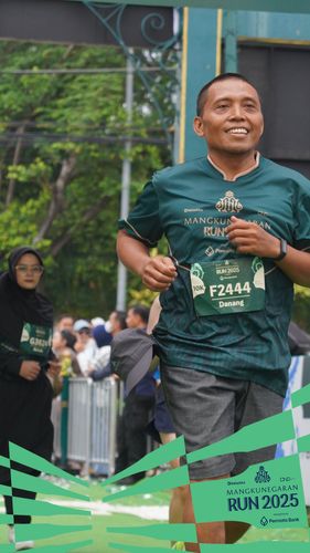 Race photo from Mangkunegaran Run 2025