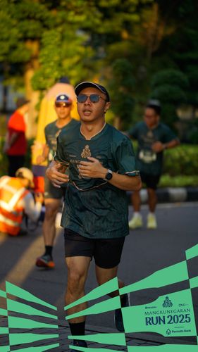 Race photo from Mangkunegaran Run 2025