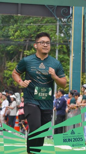 Race photo from Mangkunegaran Run 2025