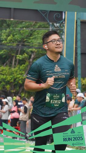 Race photo from Mangkunegaran Run 2025