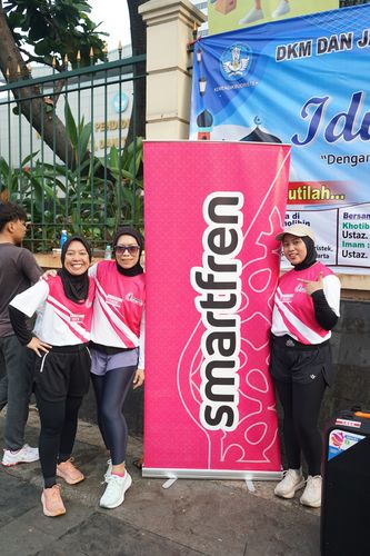 Race photo from Smartfren Run 2024 Vibes