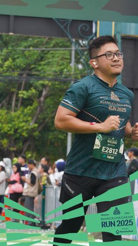 Race photo from Mangkunegaran Run 2025