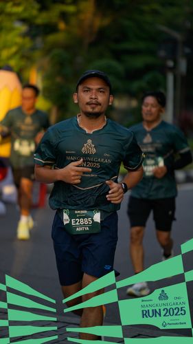 Race photo from Mangkunegaran Run 2025