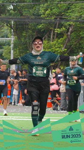 Race photo from Mangkunegaran Run 2025