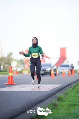 Race photo from Taman Budaya x BOGORUN 2025