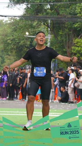 Race photo from Mangkunegaran Run 2025