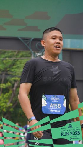 Race photo from Mangkunegaran Run 2025
