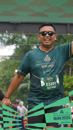 Race photo from Mangkunegaran Run 2025