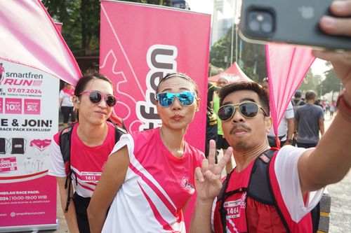 Race photo from Smartfren Run 2024 Vibes