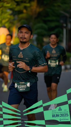 Race photo from Mangkunegaran Run 2025