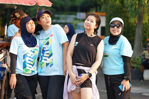Race photo from Lari Bareng Yuk!