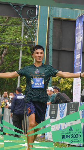 Race photo from Mangkunegaran Run 2025