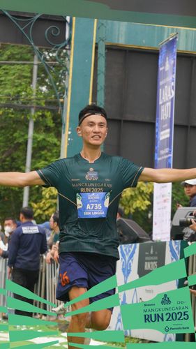 Race photo from Mangkunegaran Run 2025