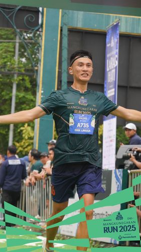 Race photo from Mangkunegaran Run 2025