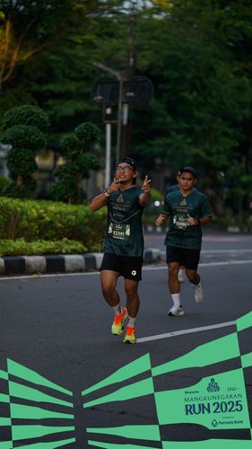 Race photo from Mangkunegaran Run 2025