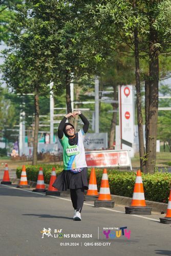 Race photo from BAF LIONS RUN 2024