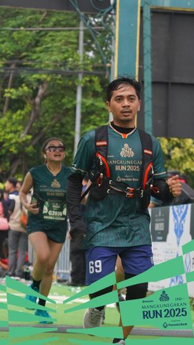 Race photo from Mangkunegaran Run 2025