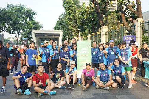 Race photo from Lari Bareng Yuk!