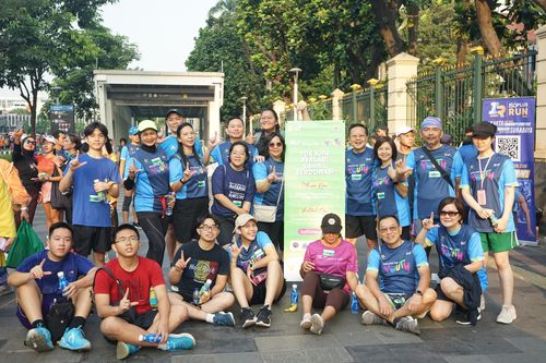Race photo from Lari Bareng Yuk!