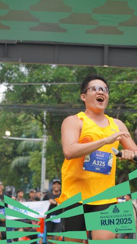 Race photo from Mangkunegaran Run 2025