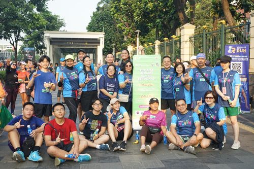 Race photo from Lari Bareng Yuk!