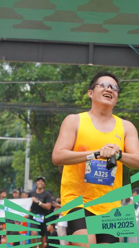 Race photo from Mangkunegaran Run 2025
